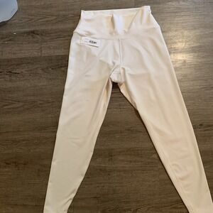 Outdoor Voices FreeForm Legging XXL Milk Stone off white NWT Polyester Spandex